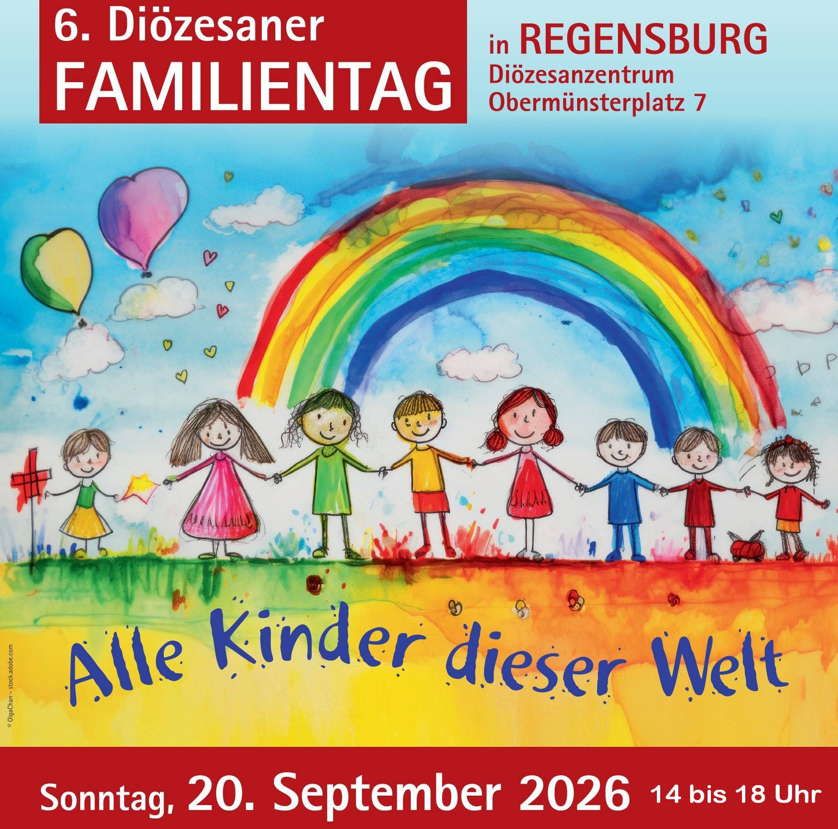 Plakat Familientag
